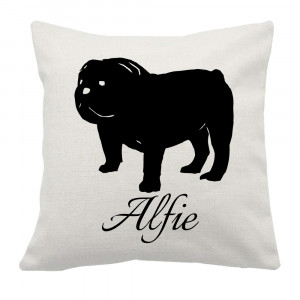 Coussin Bulldog Personnalisé