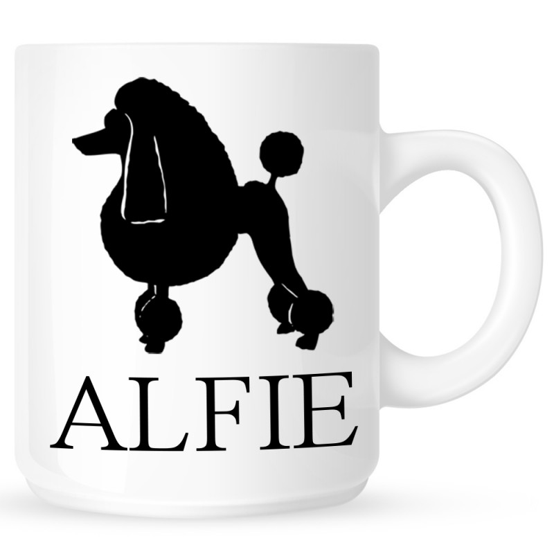 Personalised Poodle Coffe Mug