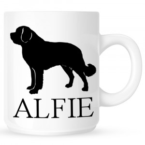 Personalised St Bernard Coffe Mug