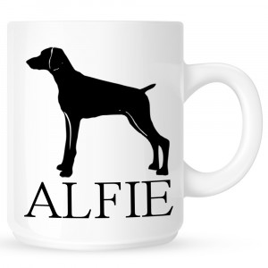 Personalised Weimaraner Coffe Mug