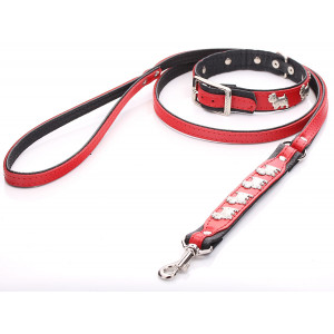 Rotes Westie Hundehalsband...