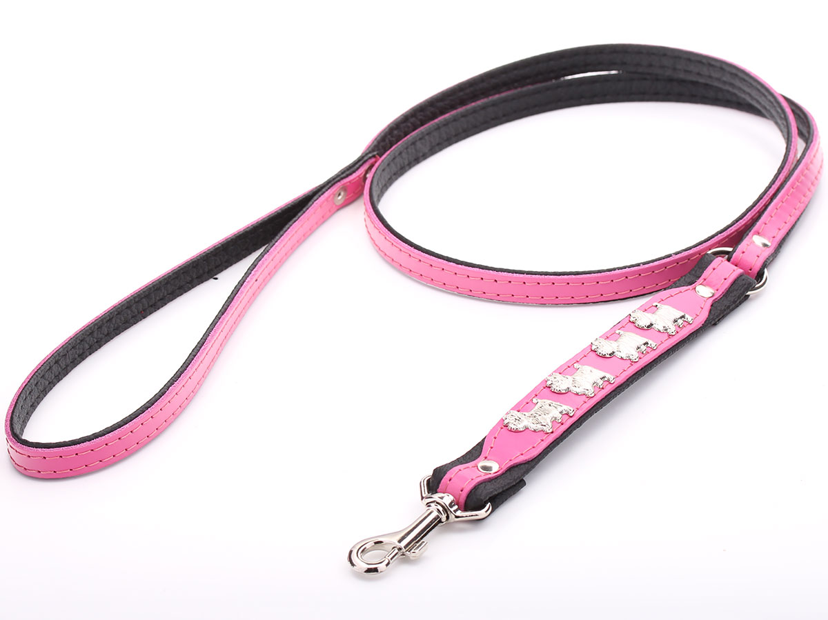 Pink Westie Dog Lead