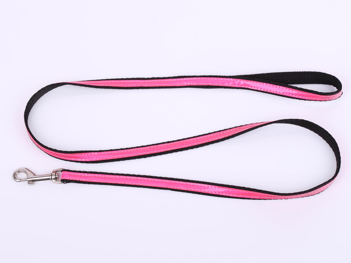 Pink Reflective Dog Lead