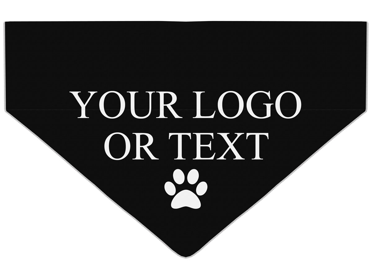 Branded Dog Bandana with Logo